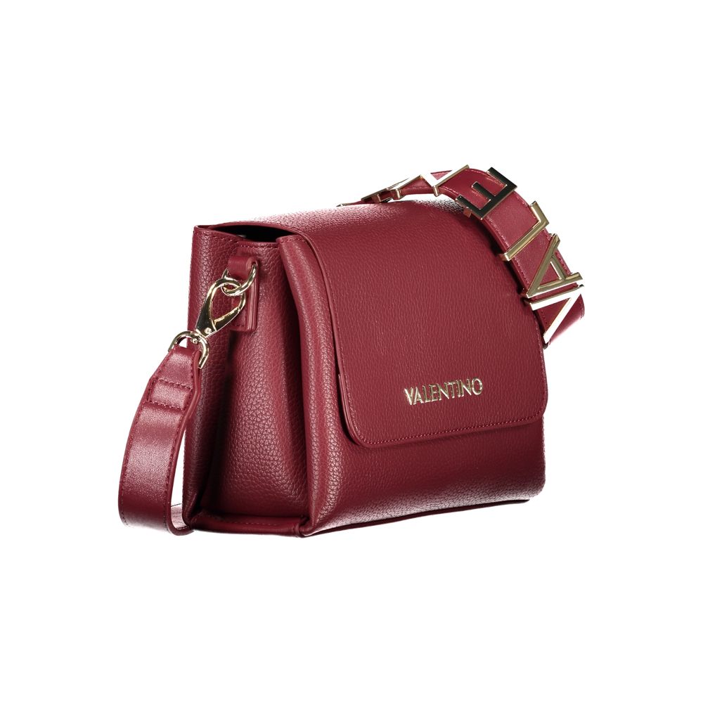 Rosso Polyurethane Women Handbag