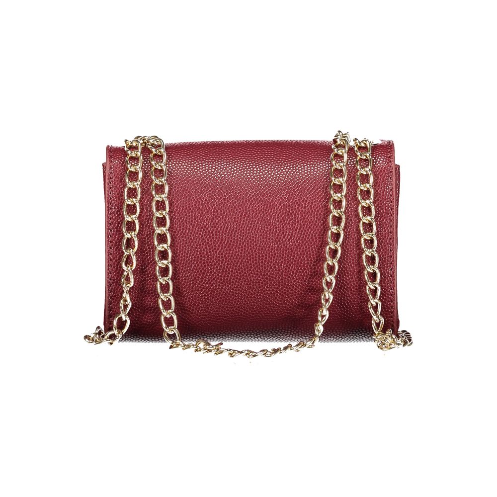Rosso Polyurethane Women Handbag