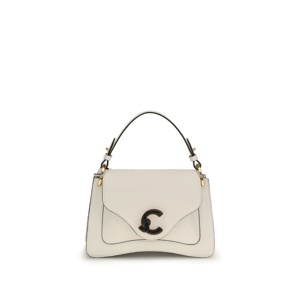 Cream Calf Leather Bos Taurus Handbag