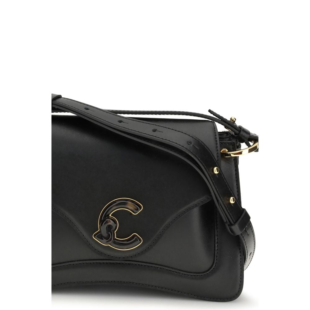 Black Calf Leather Bos Taurus Handbag