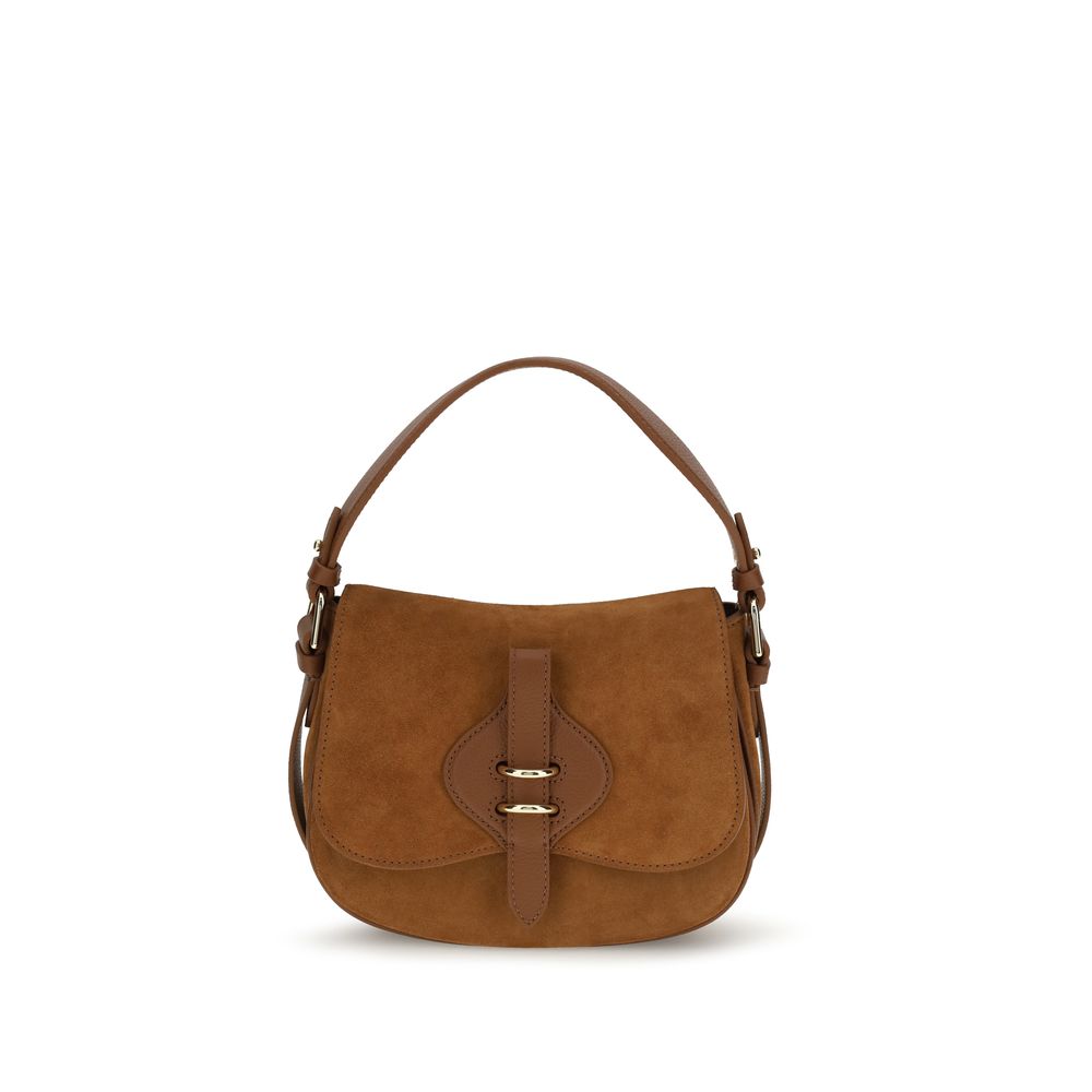 Brown Calf Leather Bos Taurus Handbag