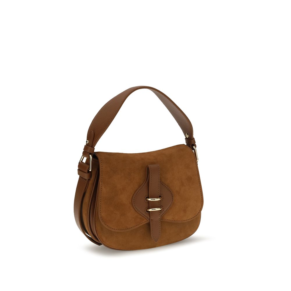 Brown Calf Leather Bos Taurus Handbag