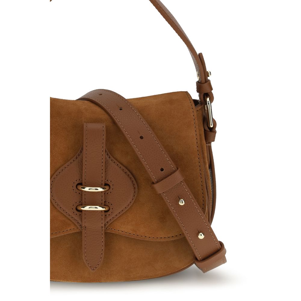 Brown Calf Leather Bos Taurus Handbag