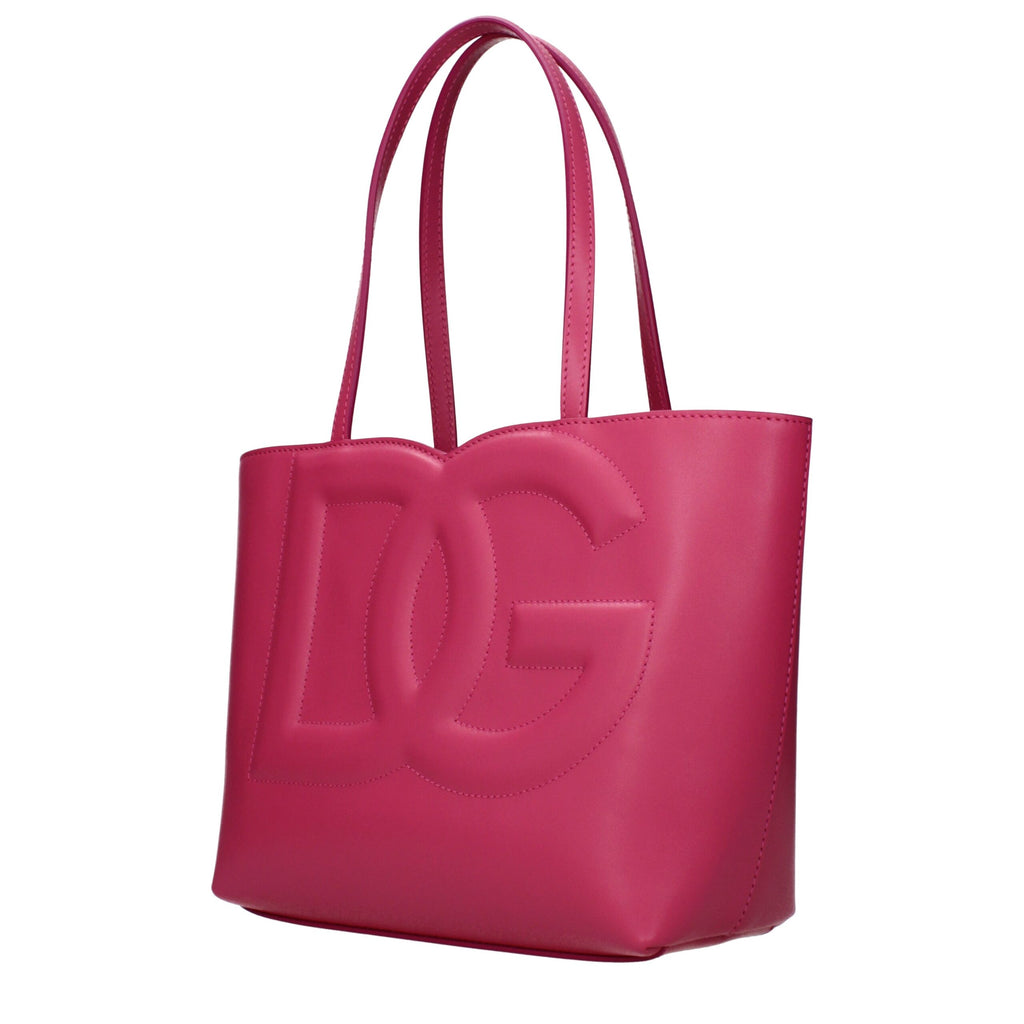 Pink Leather Handbag