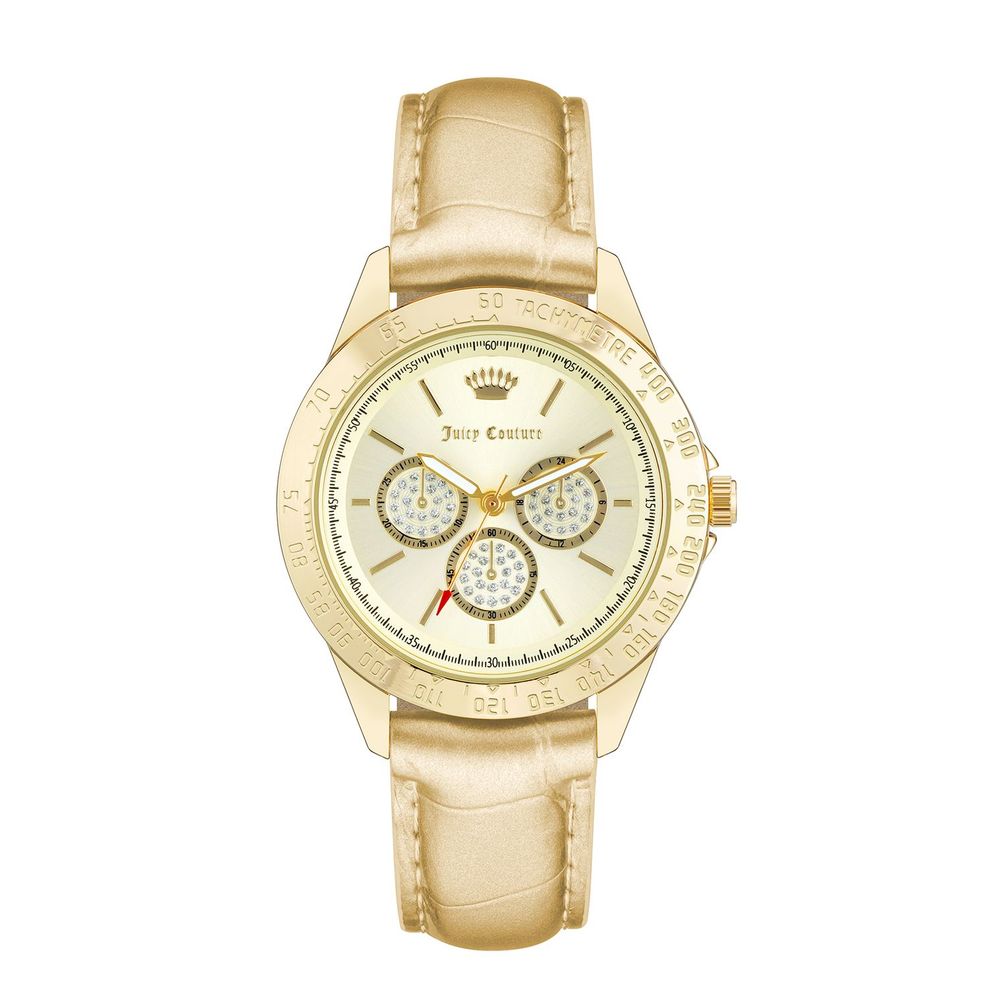 Gold Plastic Dress Watch