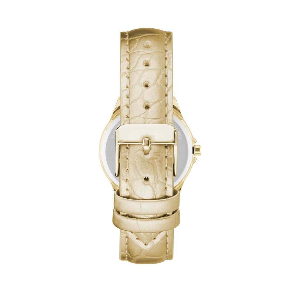 Gold Plastic Dress Watch