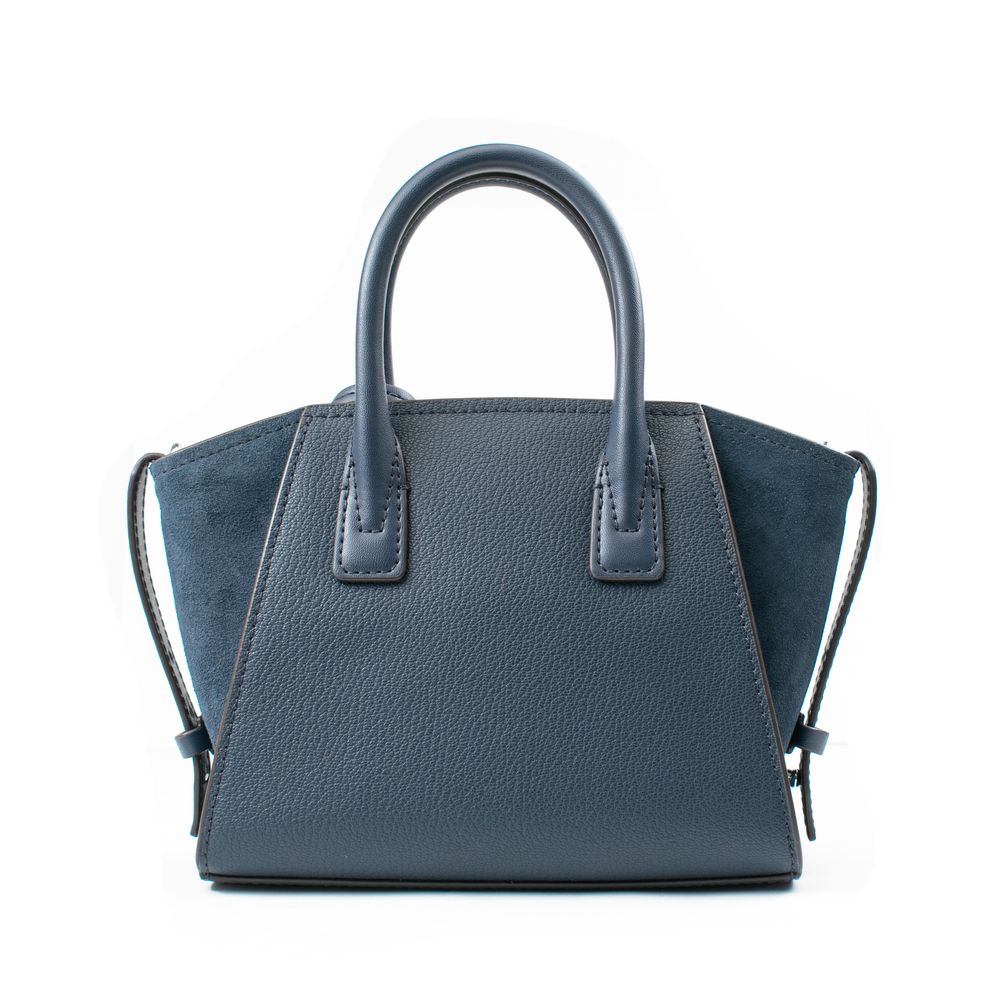Blue Canvas Handbag