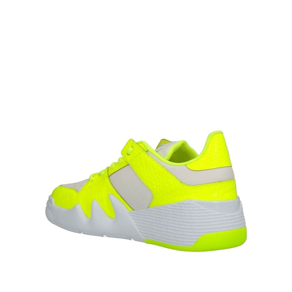 White Calfskin Athletic Sneakers