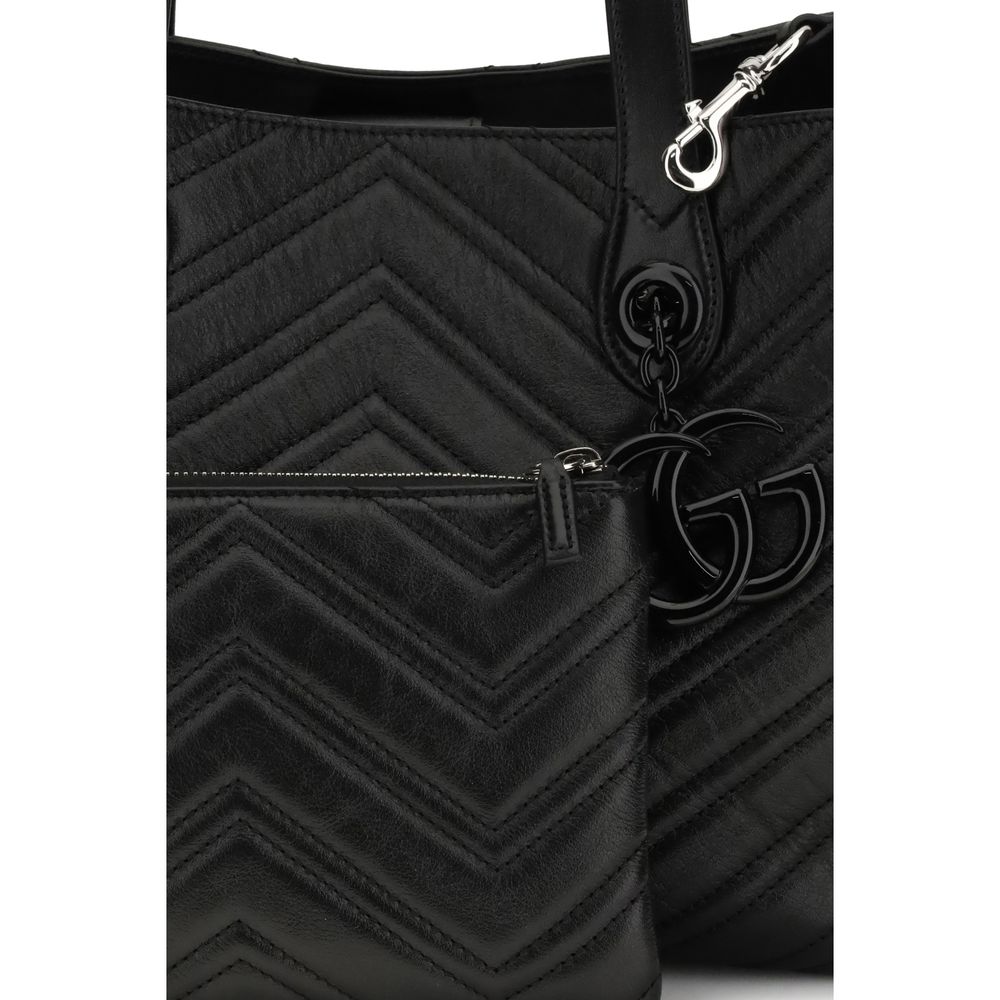 Black Napa Leather / Calf Bos Taurus Handbag