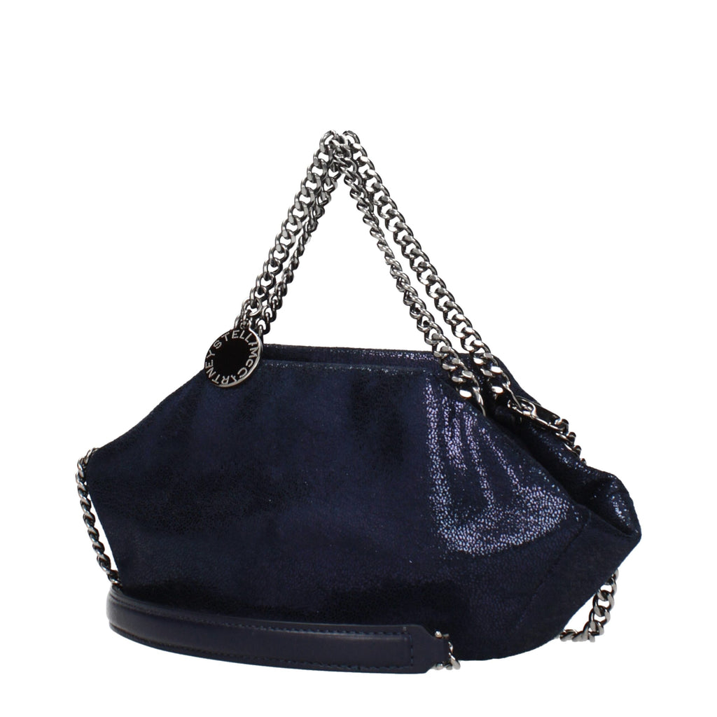 Blue Leather Handbag