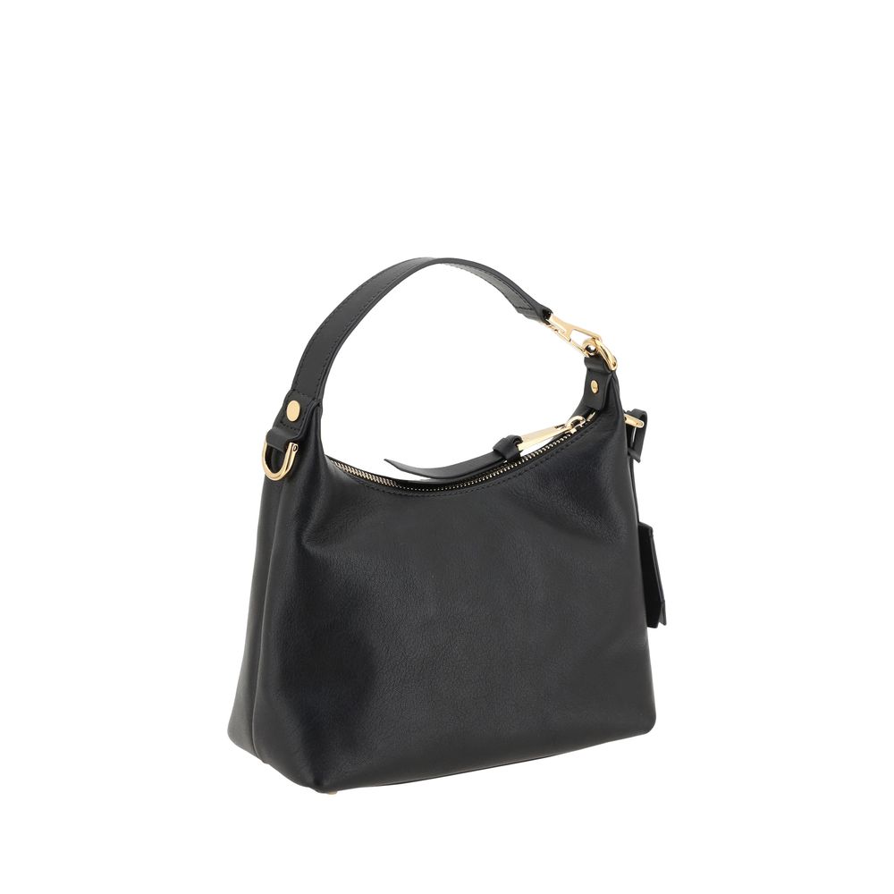 Black Calf Leather Bos Taurus Handbag