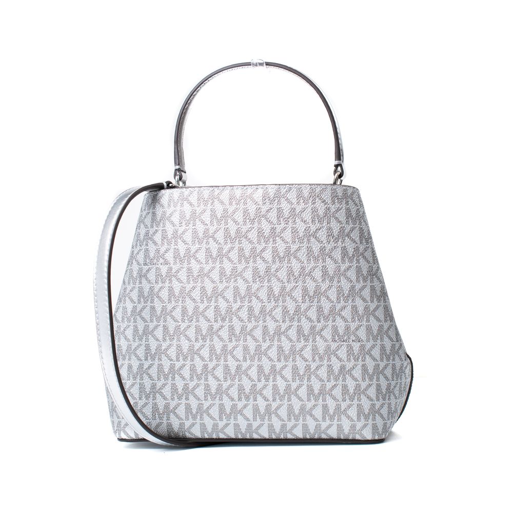 Gray Canvas Handbag