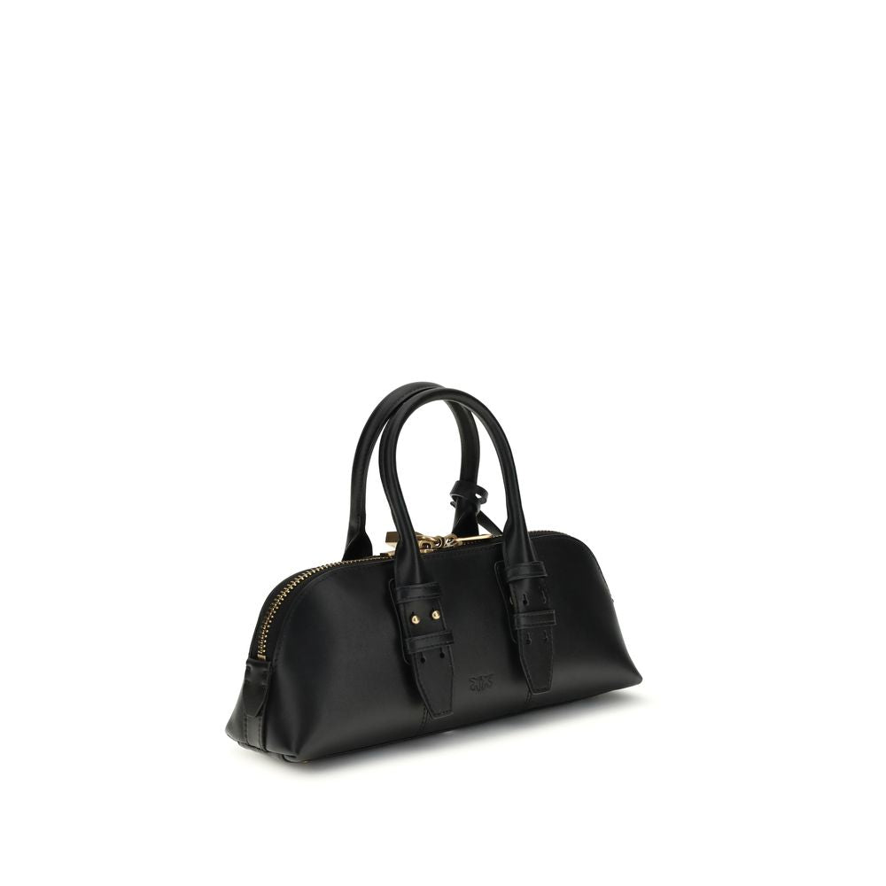 Black Calf Leather Bos Taurus Handbag