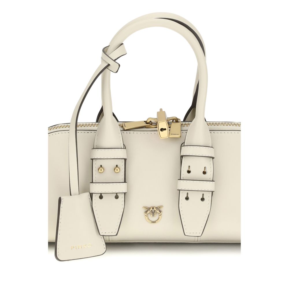 Cream Calf Leather Bos Taurus Handbag