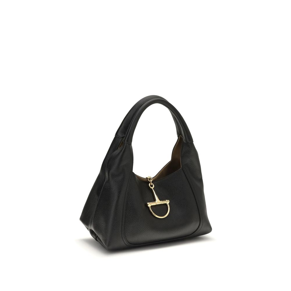 Black Calf Leather Bos Taurus Handbag