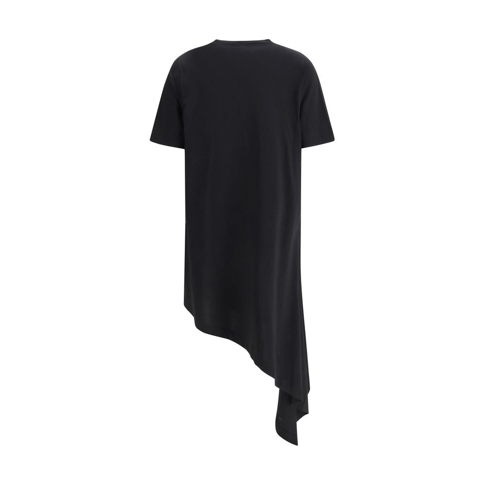 Black Cotton Casual Dress
