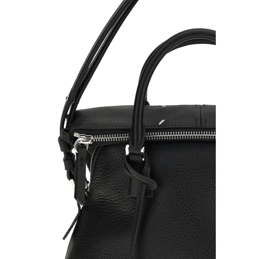 Black Calf Leather Bos Taurus Handbag