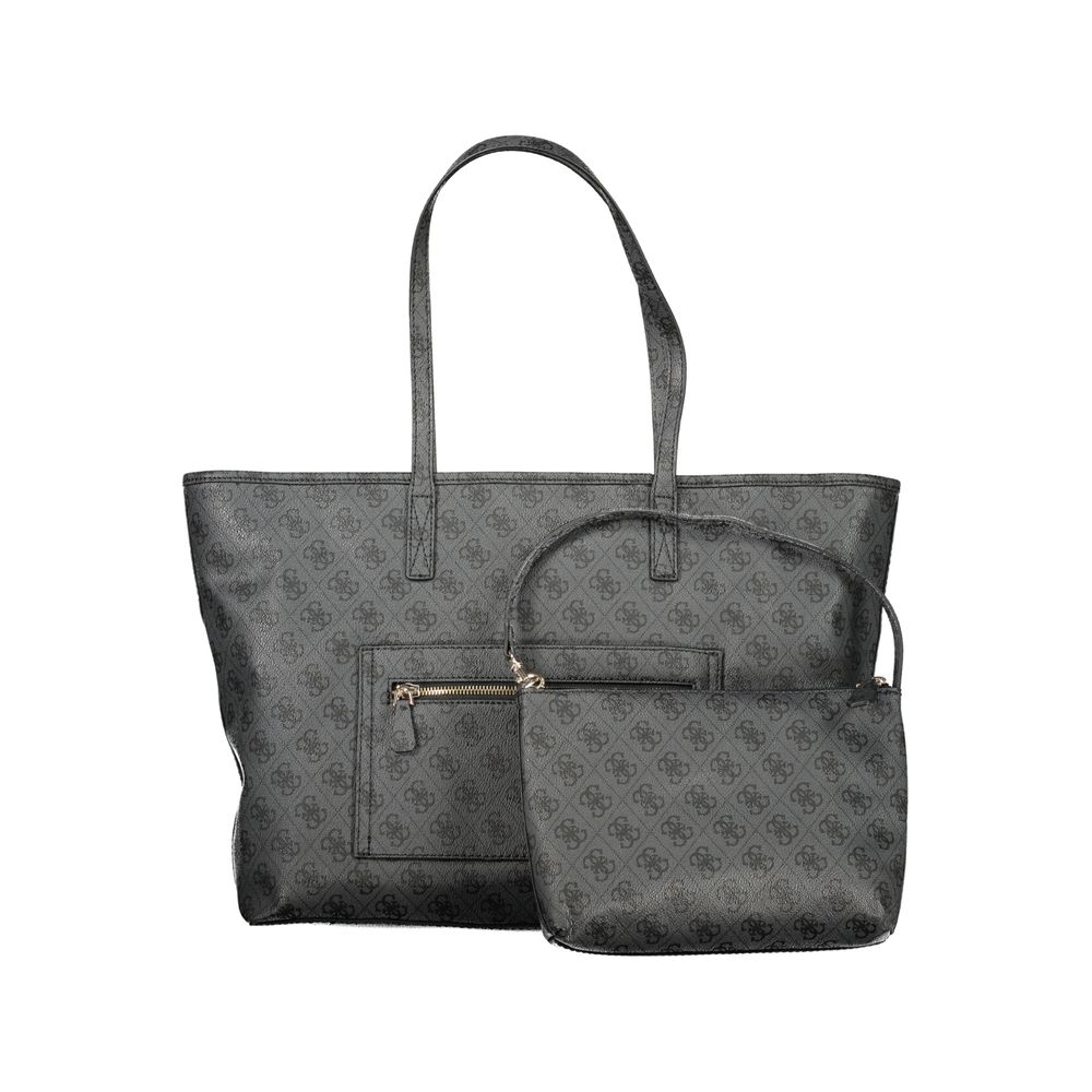 Grigio Poliuretano Women Handbag