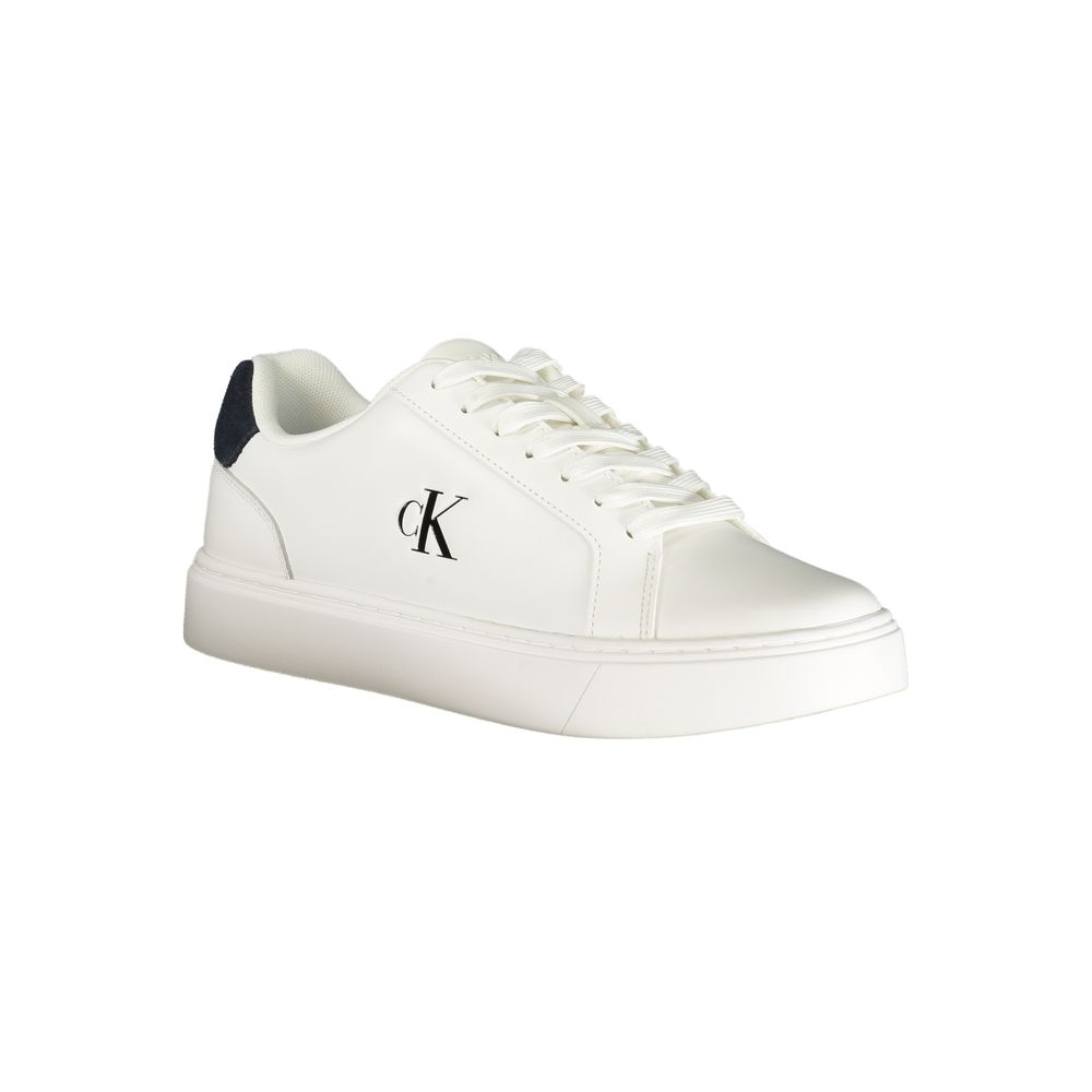 Bianco Poliuretano Uomo Sneaker