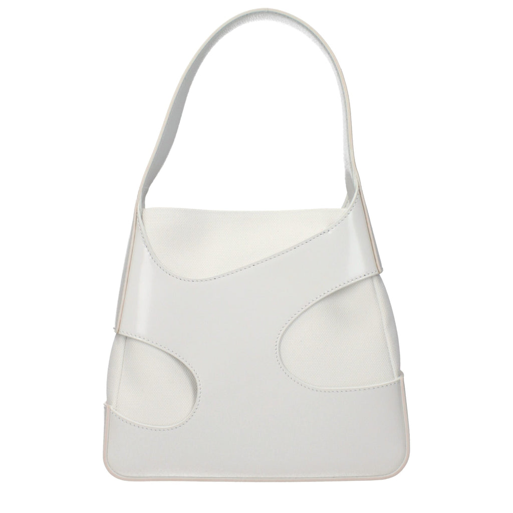 White Fabric Handbag