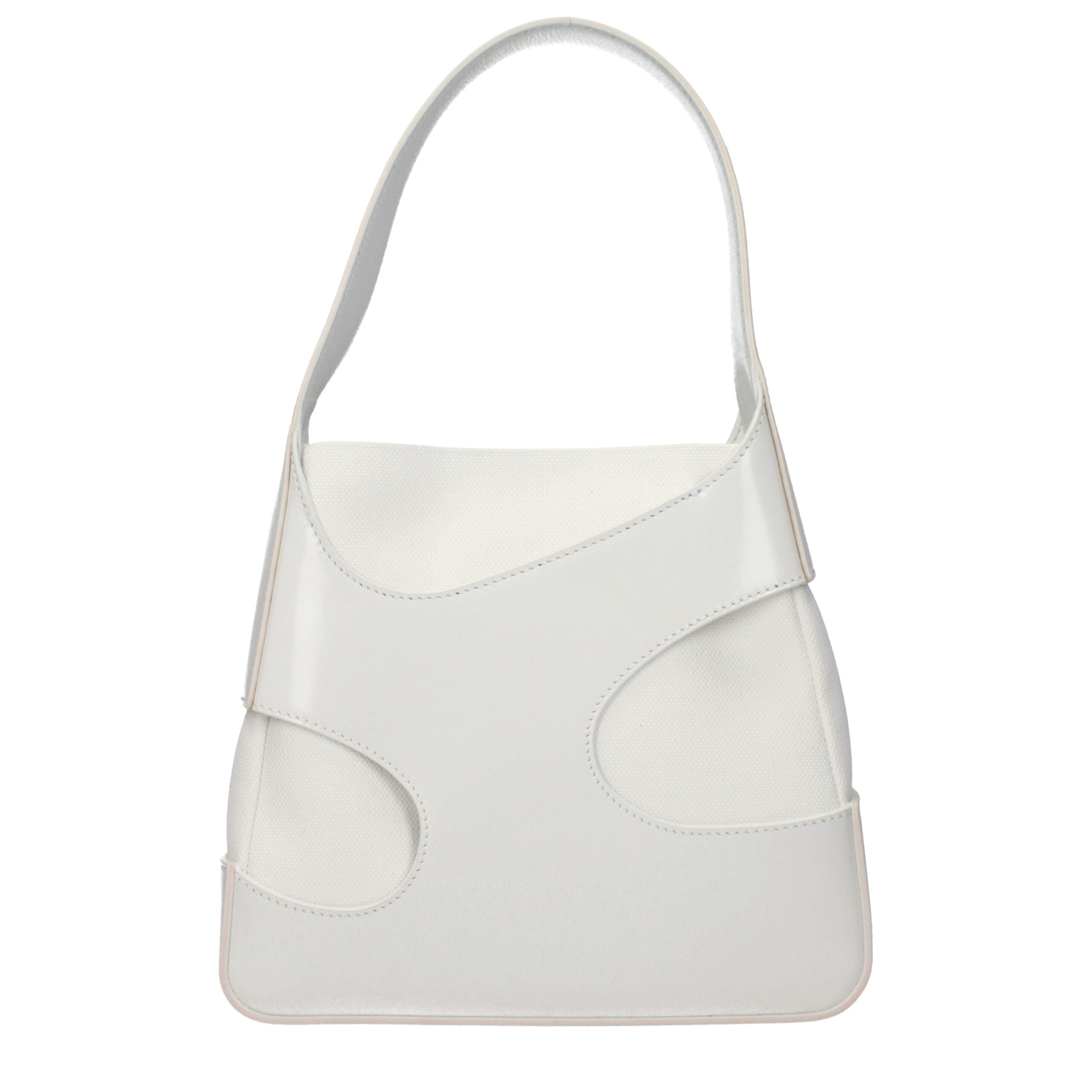 White Fabric Handbag