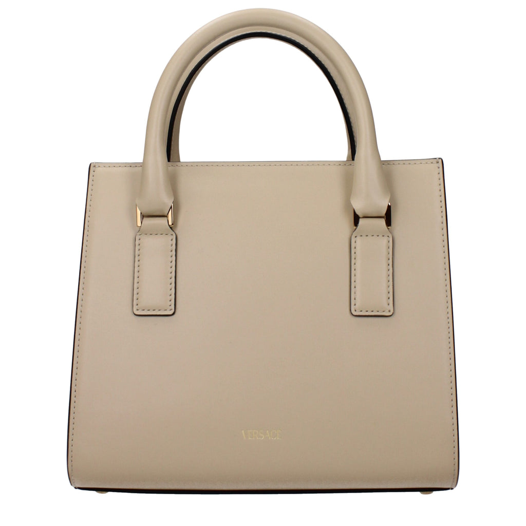 Beige Leather Handbag