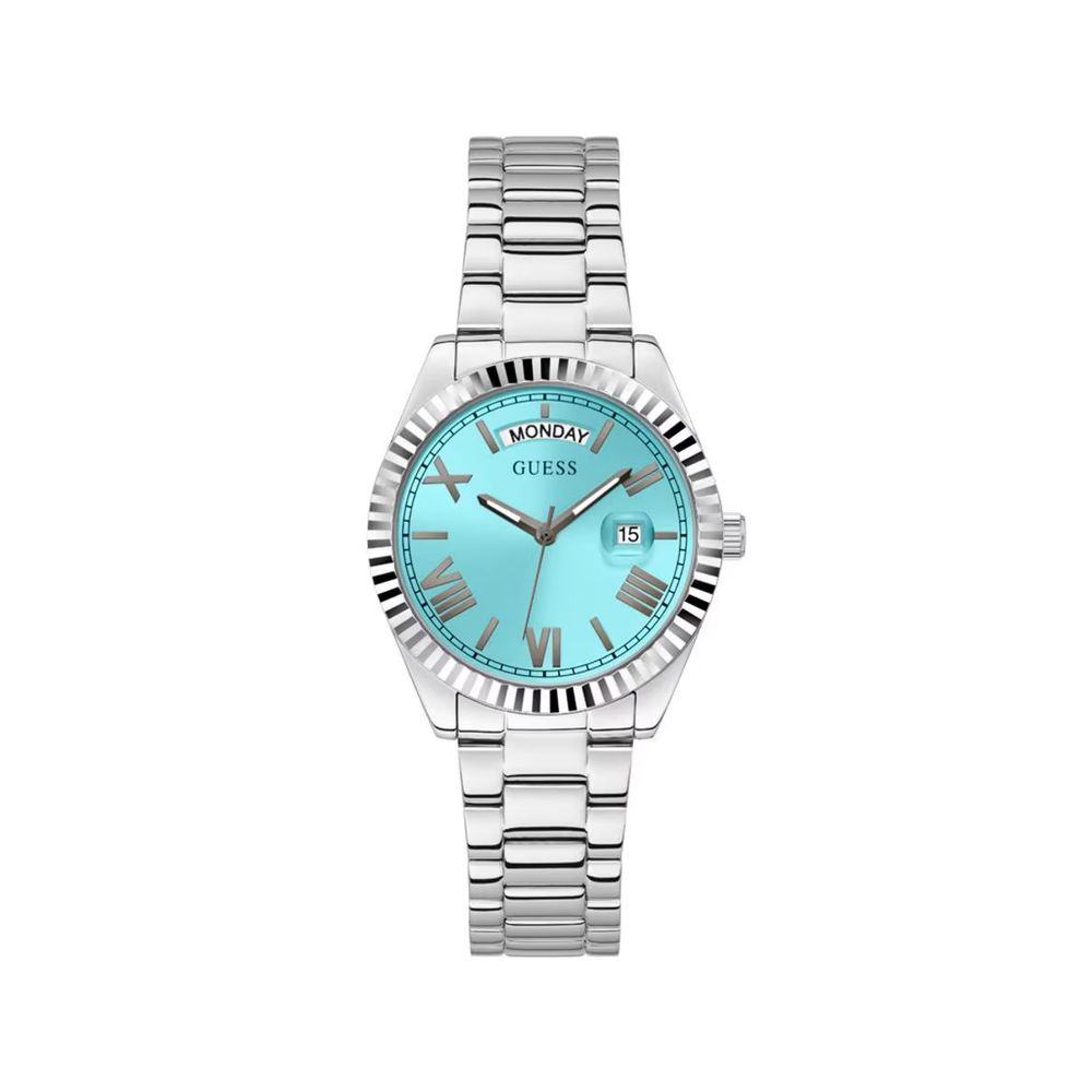 Gray Stainless Steel Dress Watch