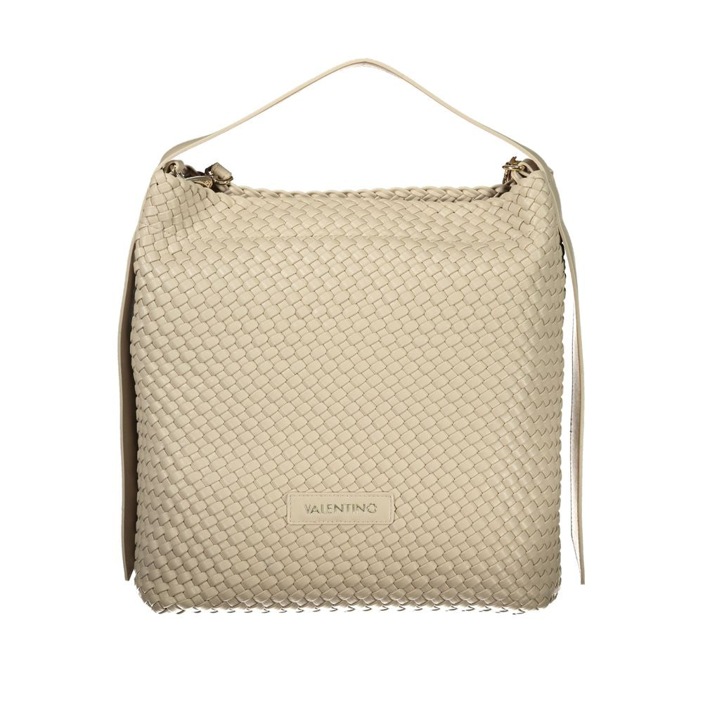 Beige Polyethylene Handbag