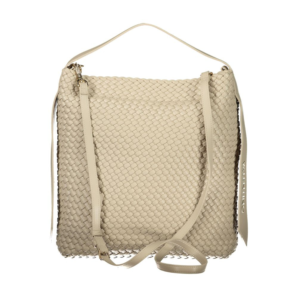Beige Polyethylene Handbag