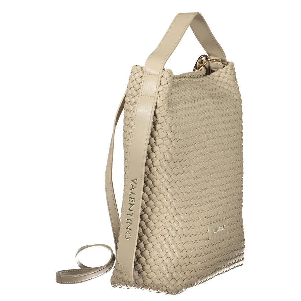 Beige Polyethylene Handbag