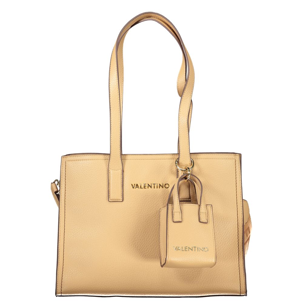 Beige Polyethylene Handbag