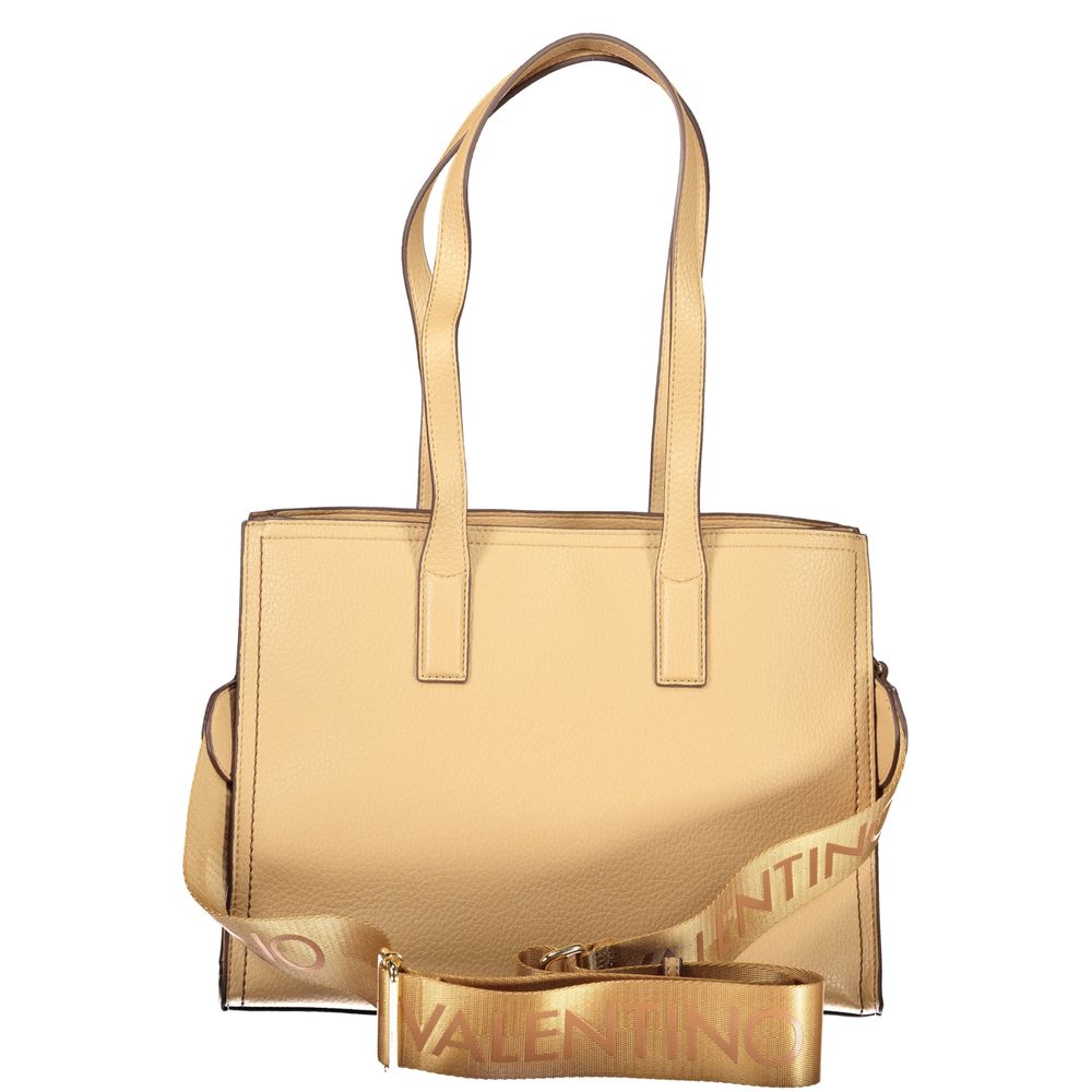 Beige Polyethylene Handbag
