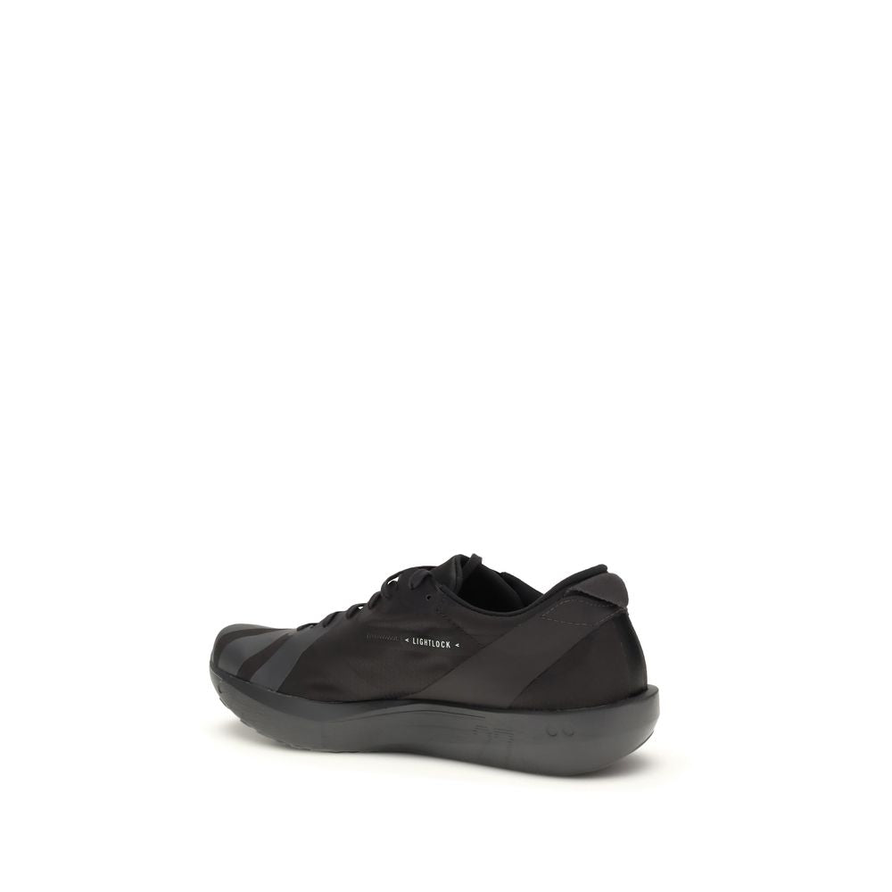 Black Polyamide Athletic Sneakers