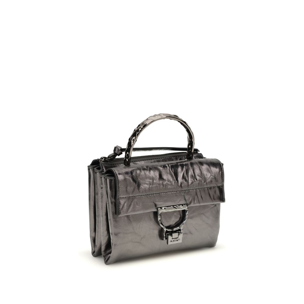 Black Calf Leather Bos Taurus Handbag