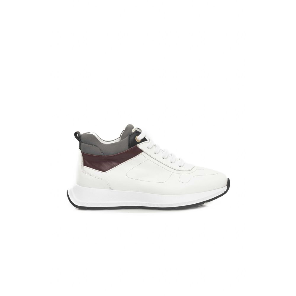White Cowhide Sneaker