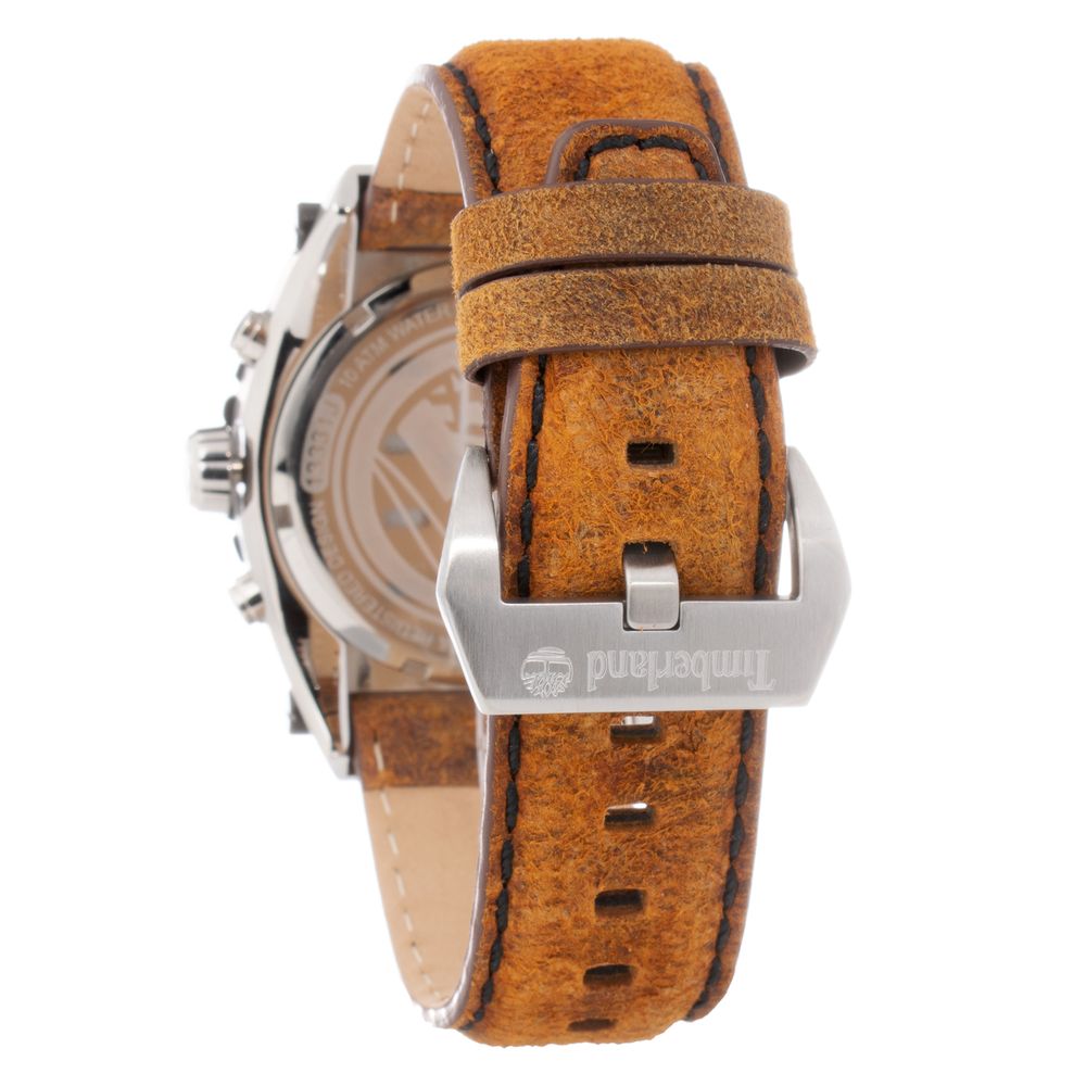 Brown Leather Dress Watch