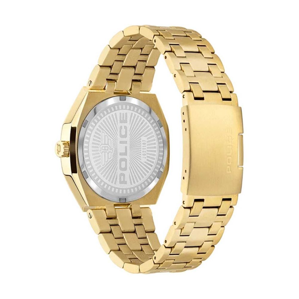 Gold Stainless Steel Dress Watch