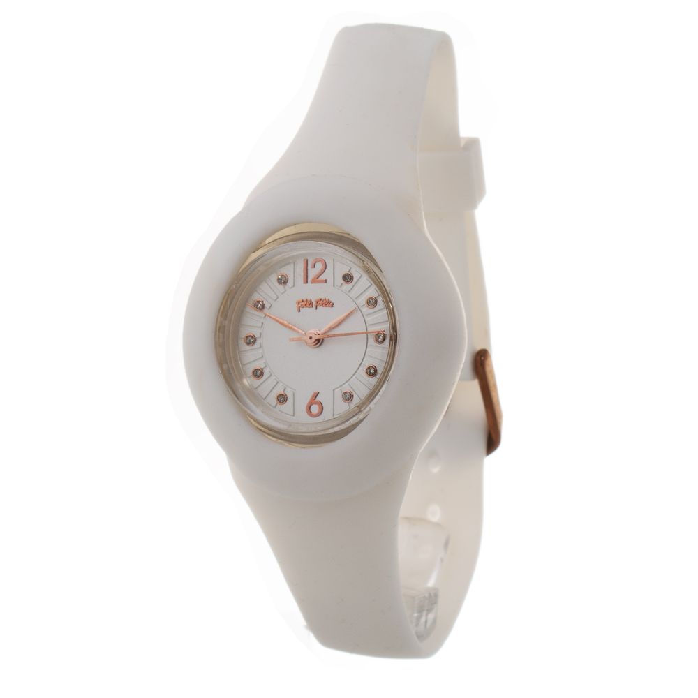 White Synthetic Bracelet Watch