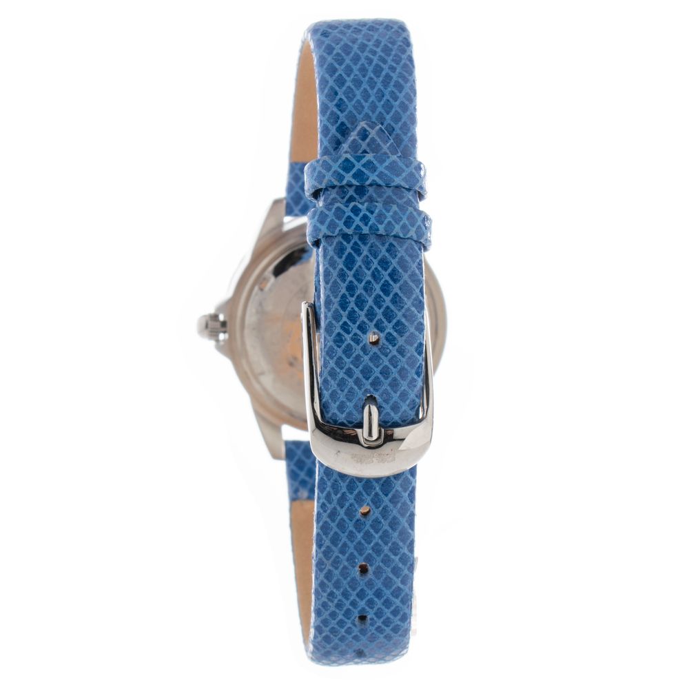 Blue Leather Dress Watch