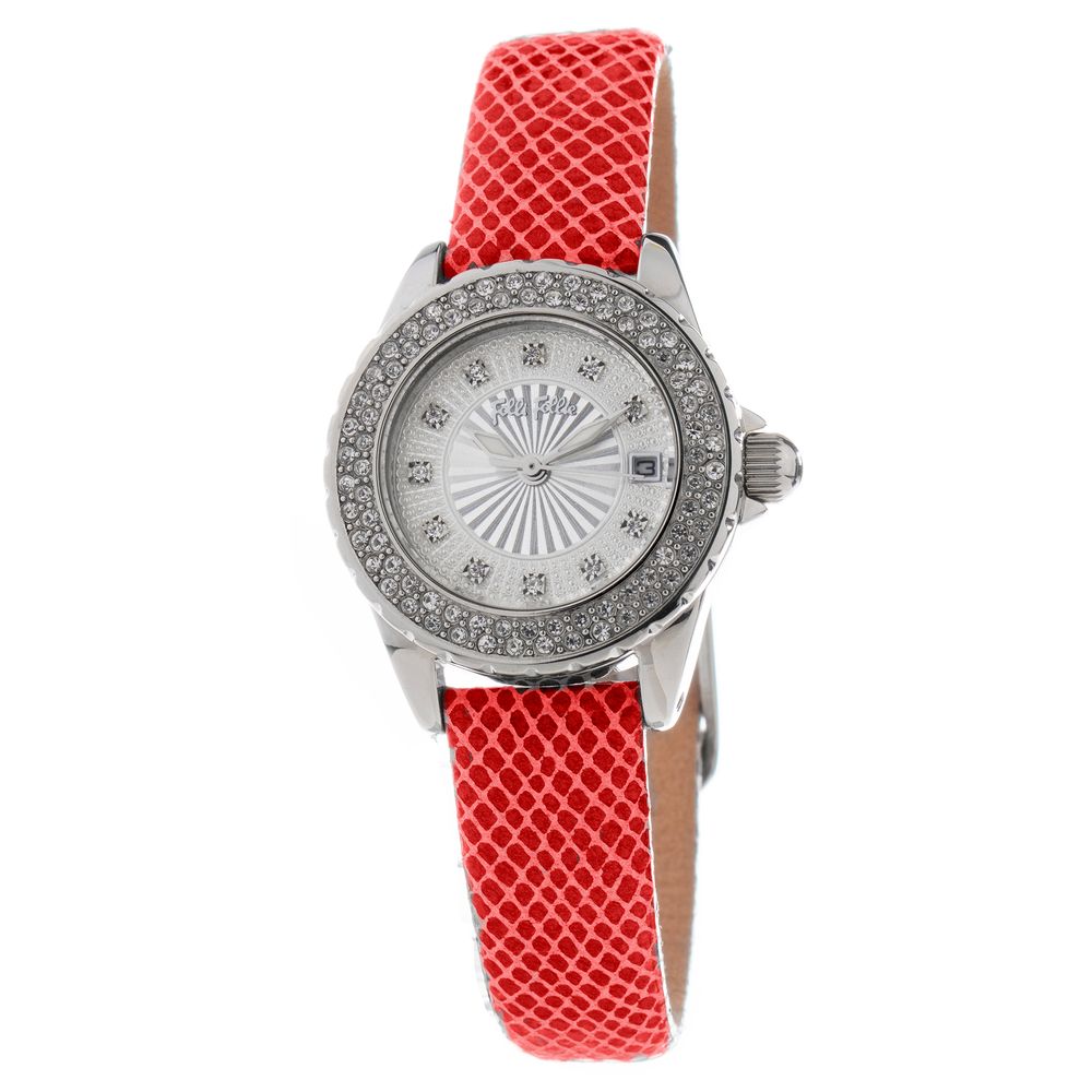 Multicolor Leather Dress Watch