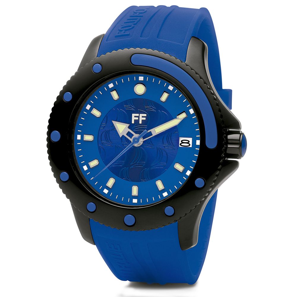 Blue Synthetic Sport Watch
