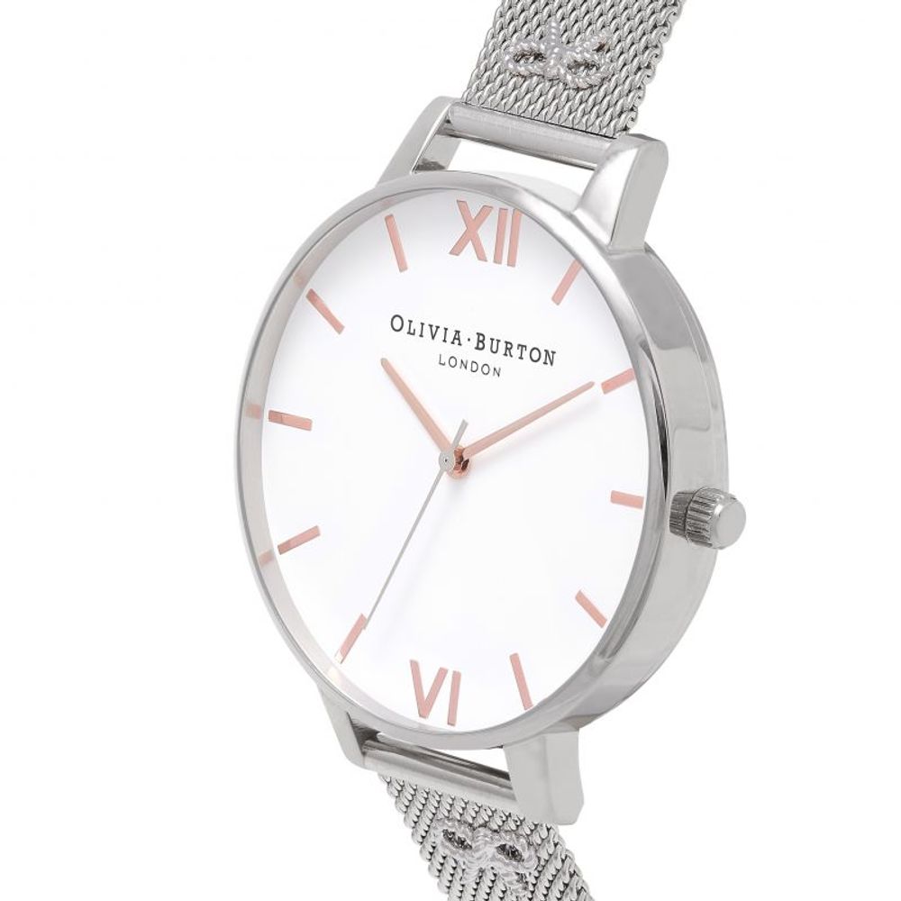 Silver Stainless Steel Dress Watch
