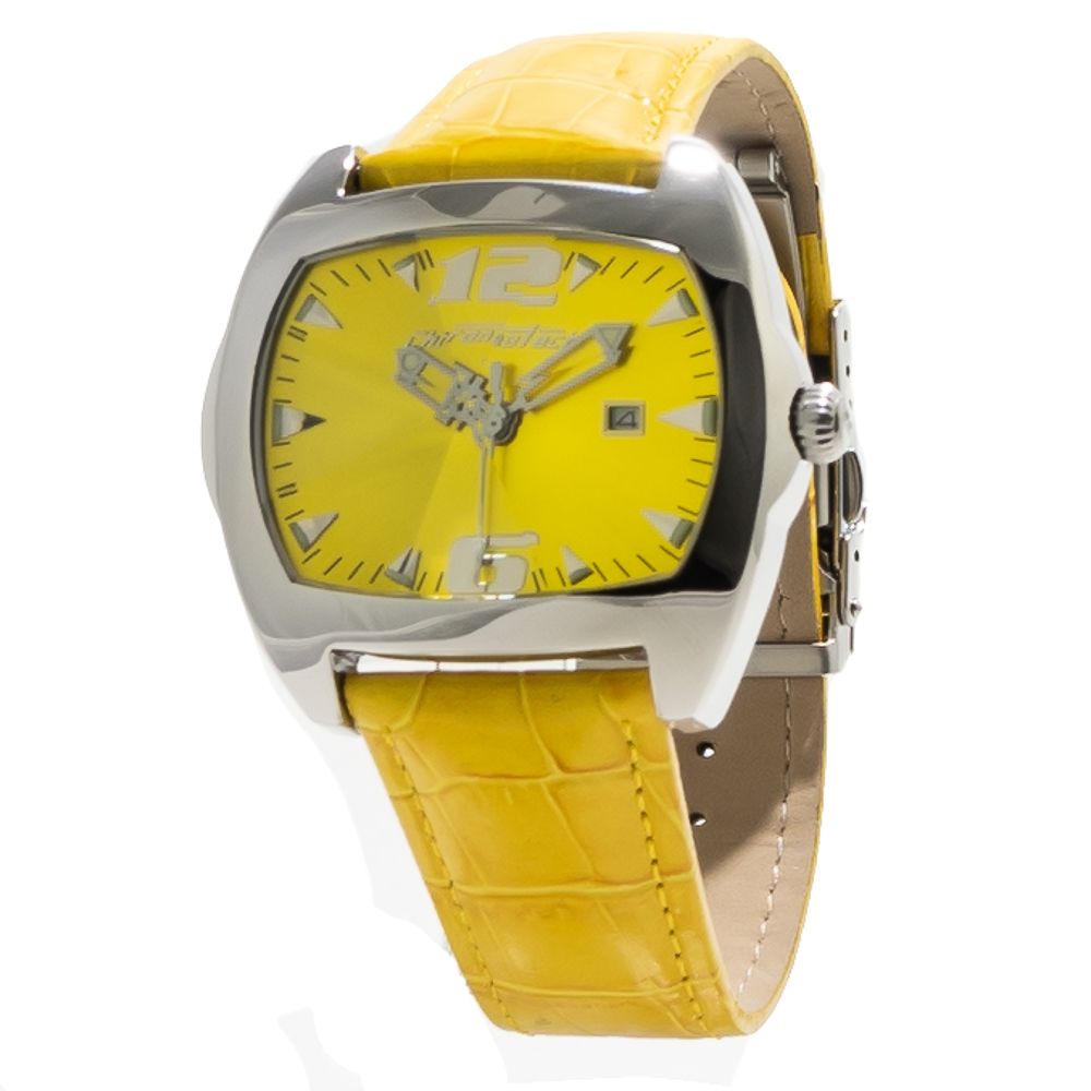 Bicolor Leather Dress Watch