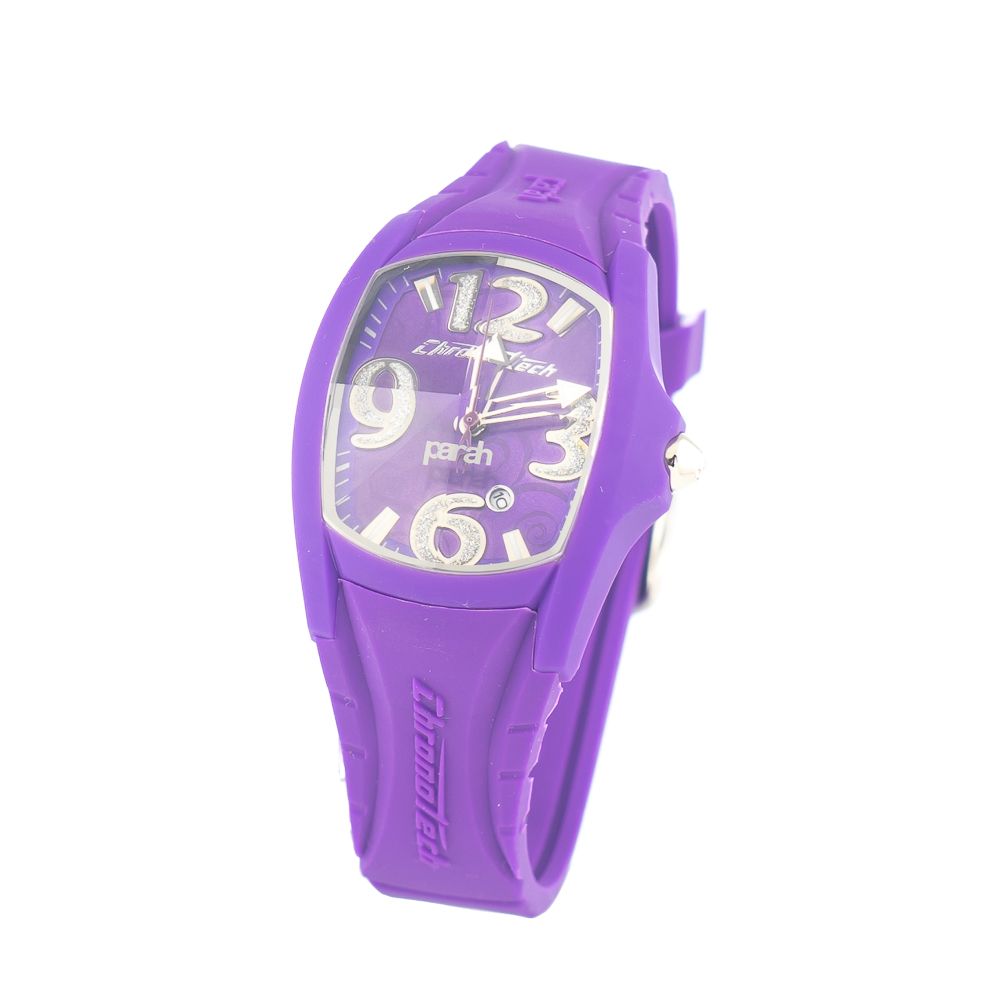 Purple Rubber Sport Watch