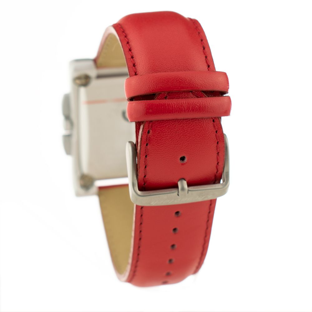 Multicolor Leather Dress Watch