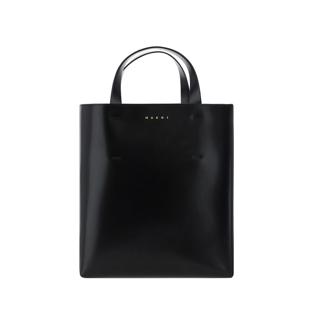Black Calf Leather Bos Taurus Handbag