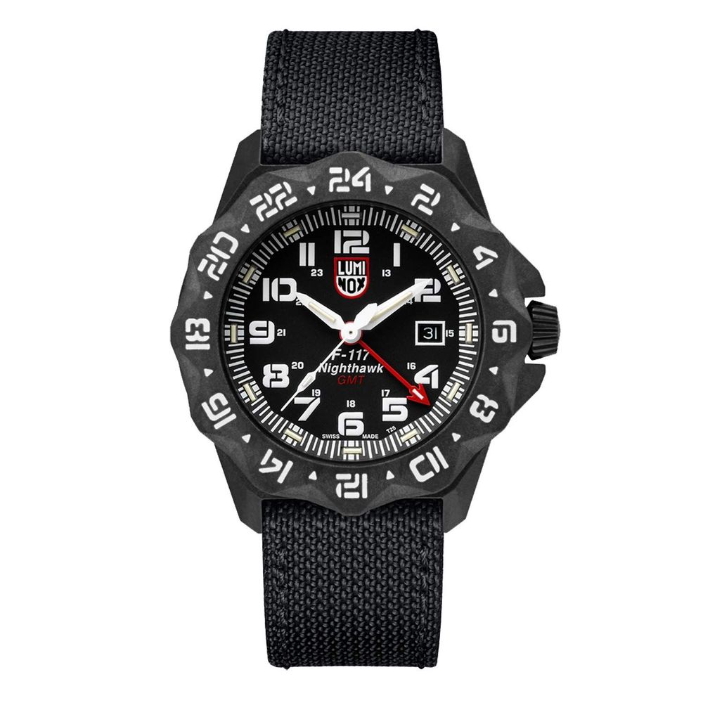Black Fabric Sport Watch