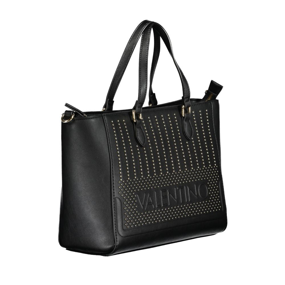Nero Polyurethane Women Handbag