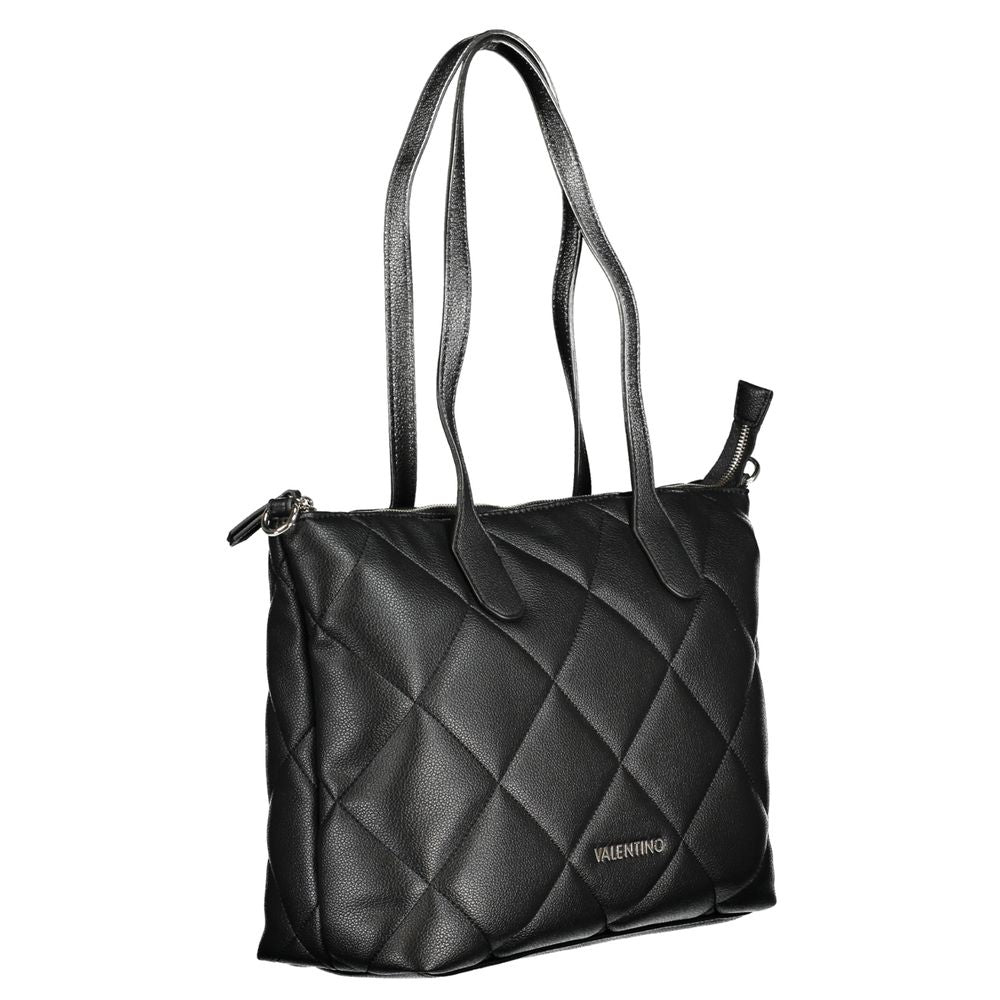 Nero Polyurethane Women Handbag