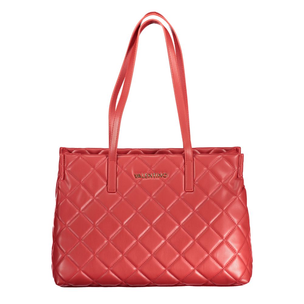 Rosso Polyurethane Women Handbag